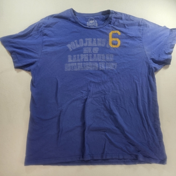 Polo Ralph Lauren Other - Polo Jeans Ralph Lauren Graphic Tee XXL Blue